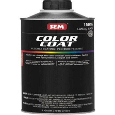 SEM Products Color Coat Interior Paint, Landau Black SEM-15016